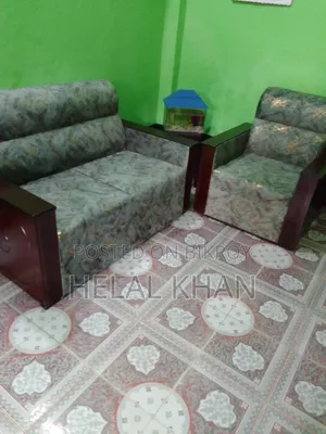 Malaysian Wood Three-Seater Sofa