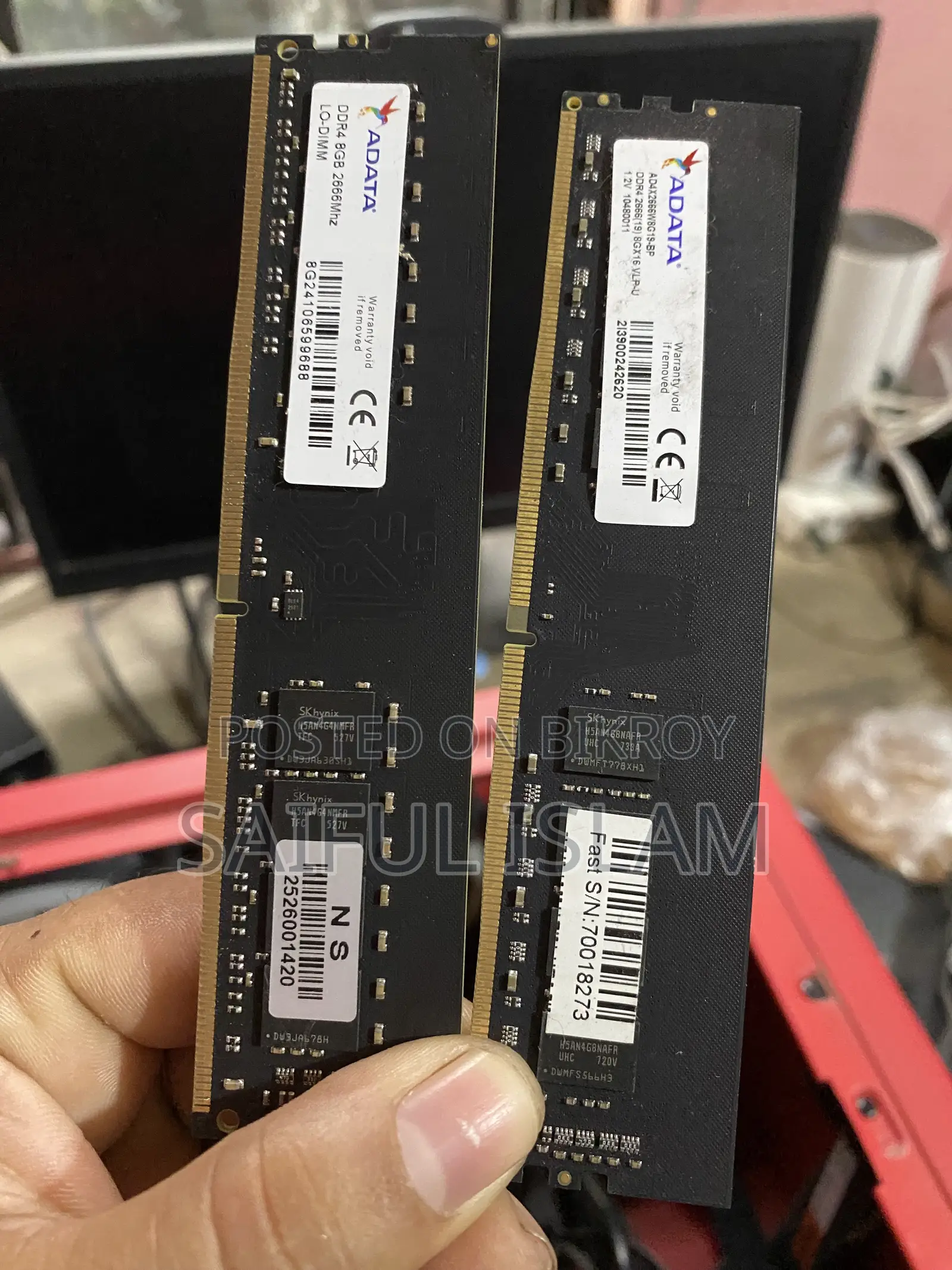 Adata Ddr4 2666 8*2=16gb Ram Sell