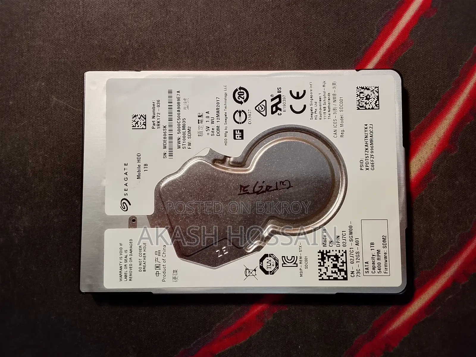 Laptop Hard Disk Drive 1 Terabyte