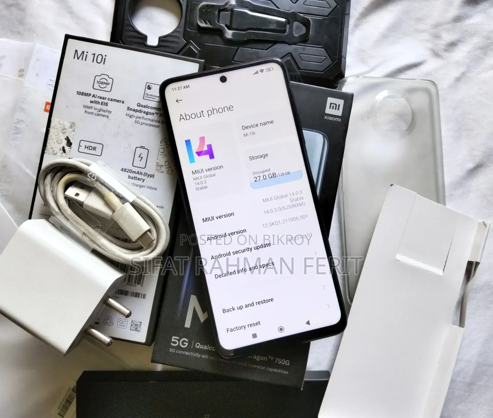 Xiaomi Mi 10i 128 GB পার্পল