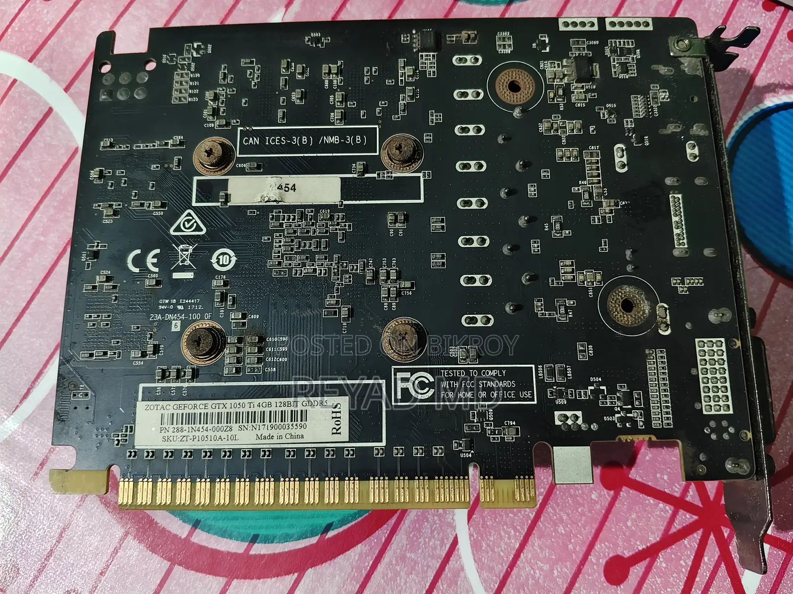 Zotac 4gb GTX Geforce 1050ti