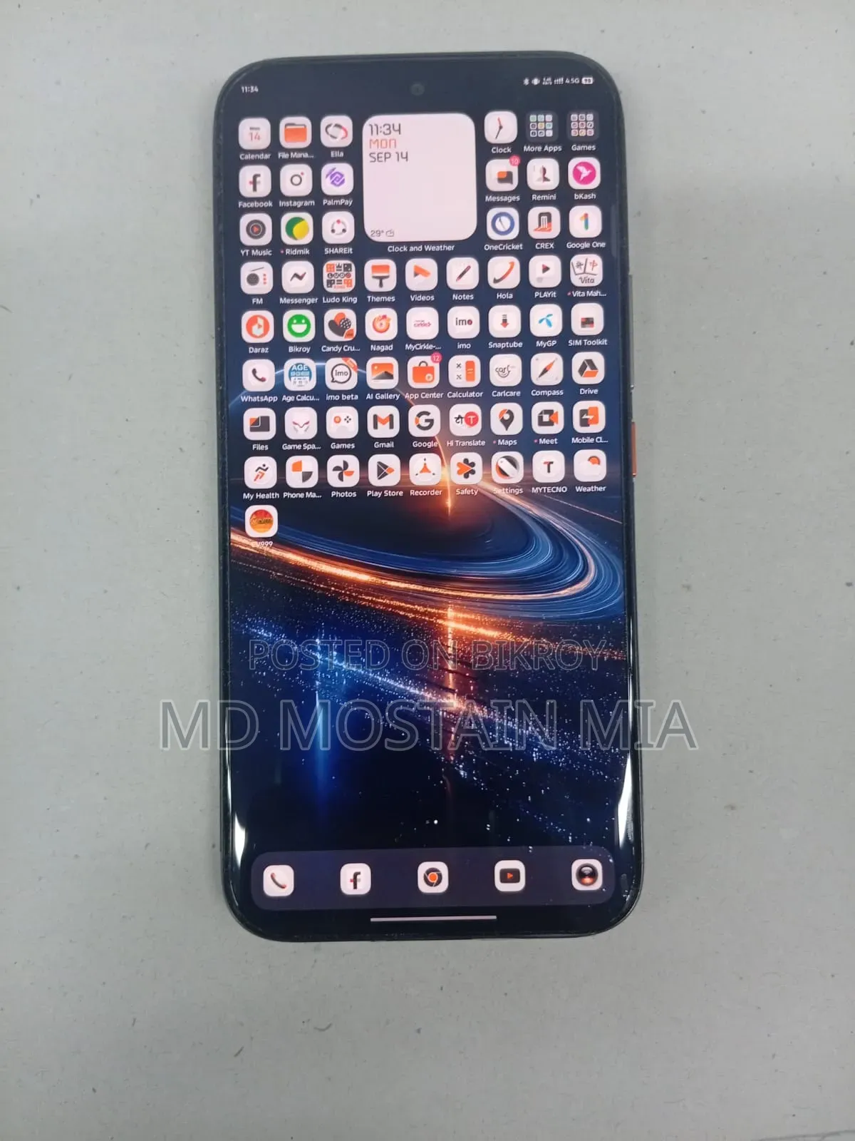 Tecno Pova Curve 2 5G 128 GB Gray