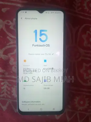 ভিভো টি২এক্স ১২৮ জিবি ব্লু