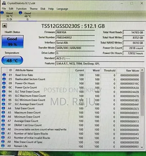 SSD 512gb Transcend