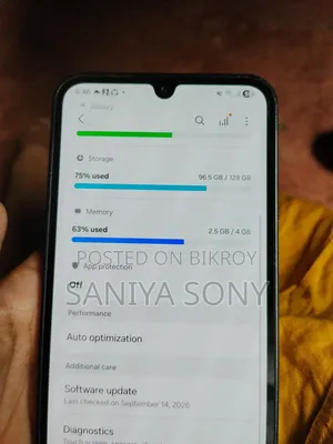 স্যামসাং গ্যালাক্সি এম১৫ ১২৮ জিবি সিলভার