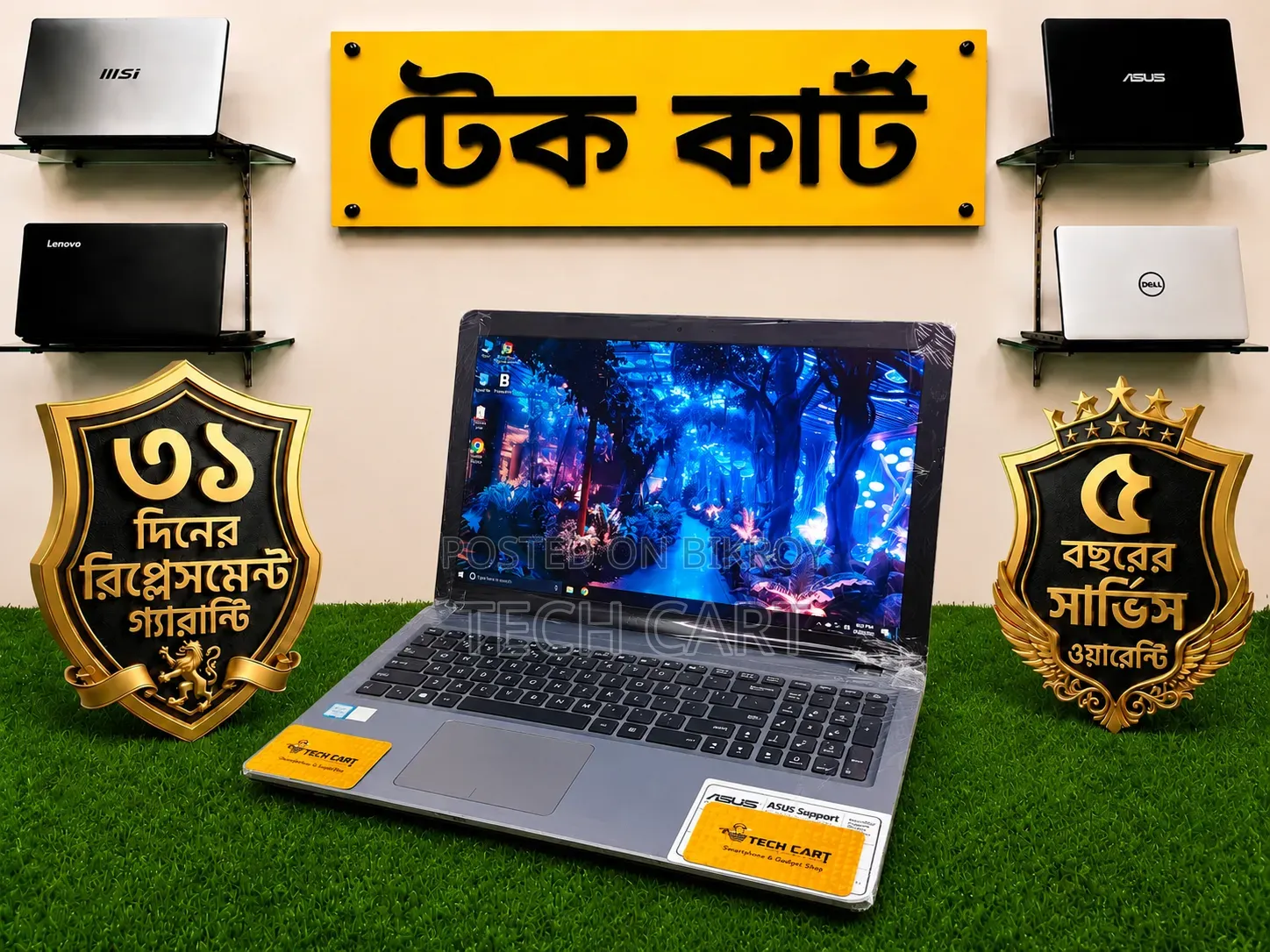 Laptop ASUS Vivobook 15 4GB Intel Core I3 HDD 500GB