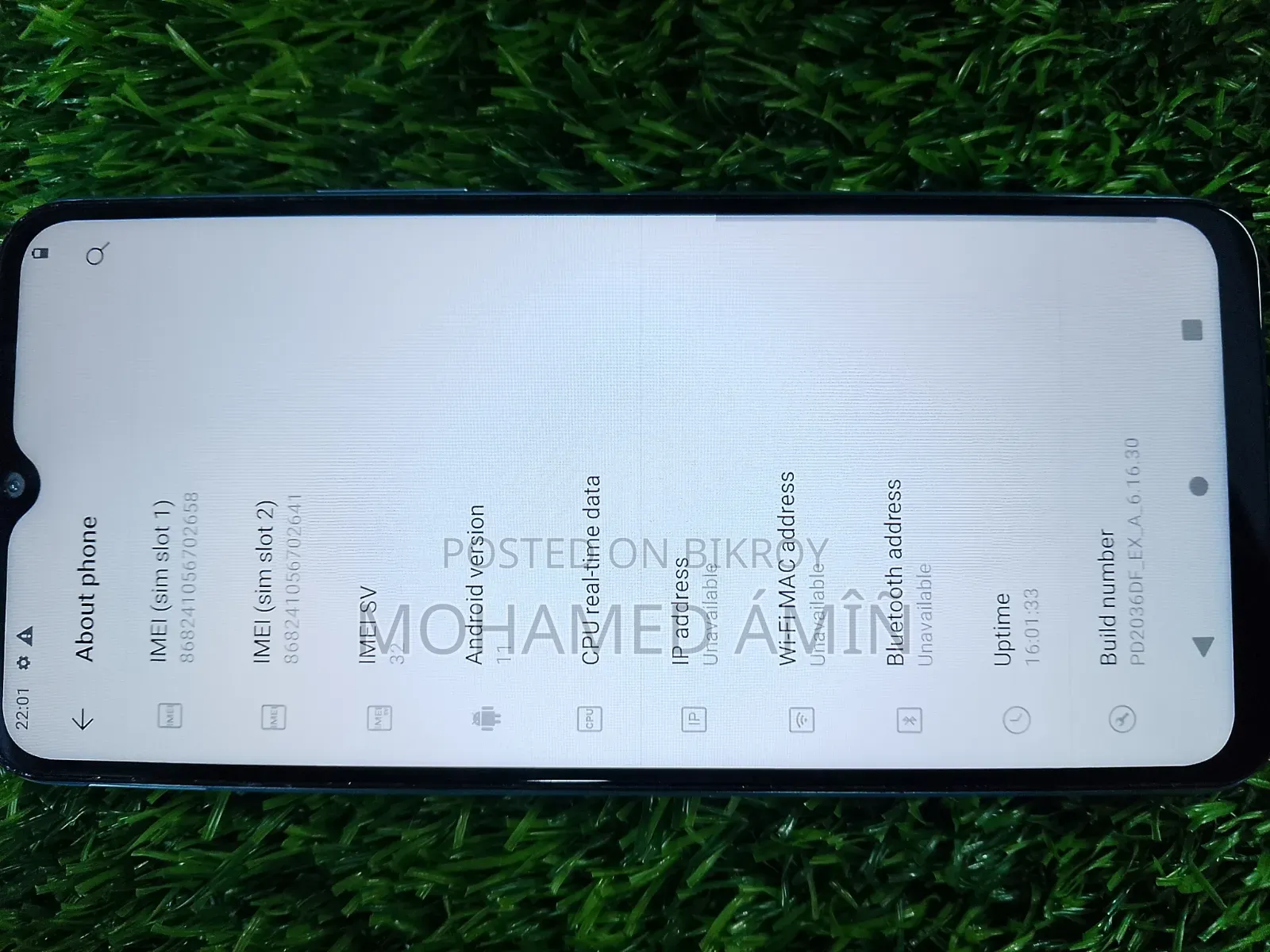 Vivo Y20 64 GB Blue
