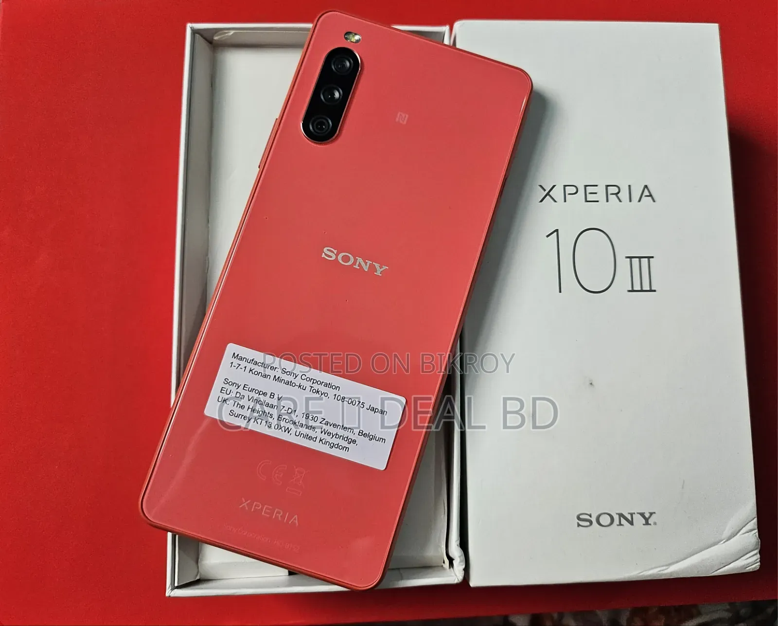 Sony Xperia 10 III 128 GB Red