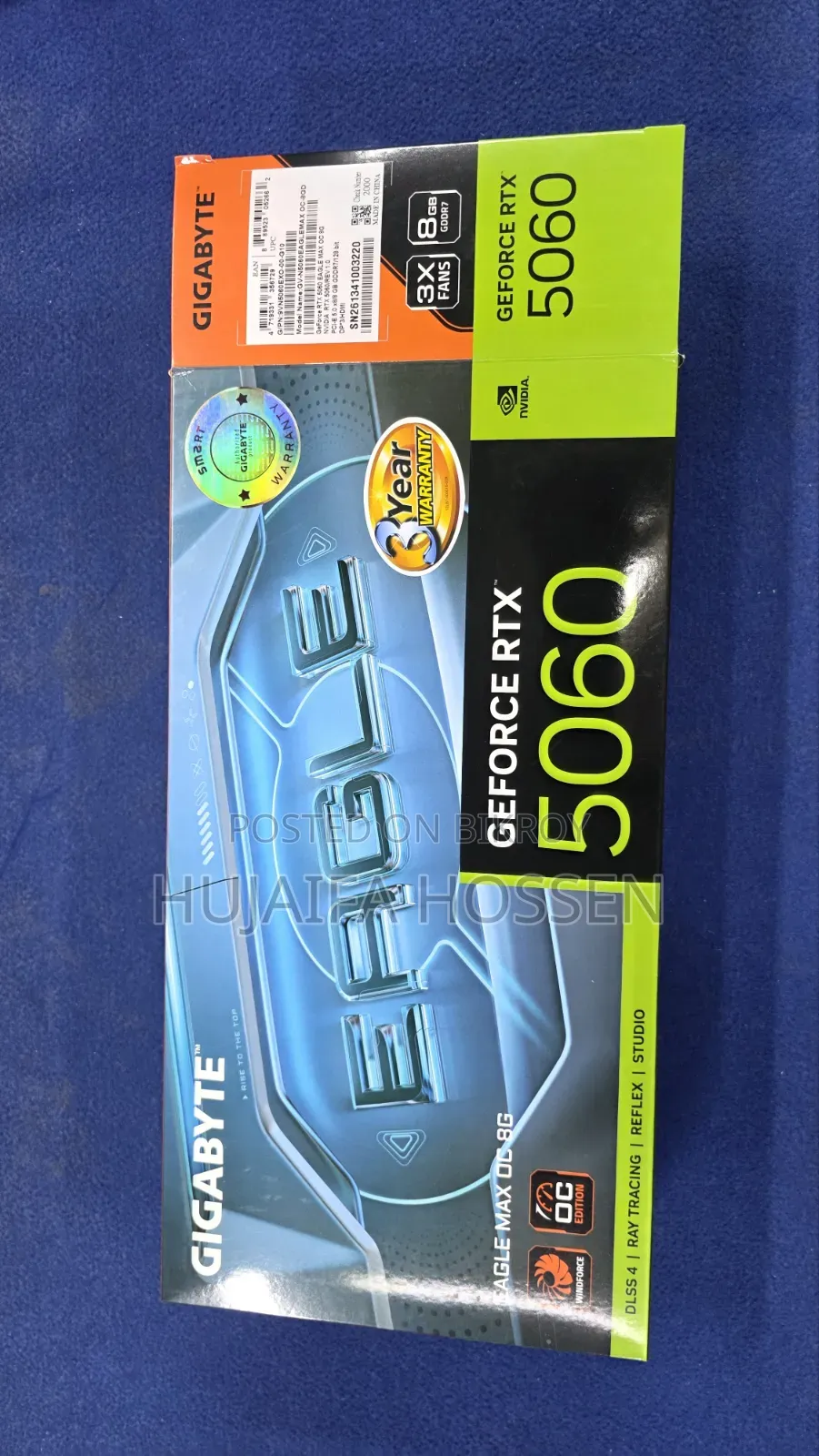 Gigabyte Geforce RTX 5060 Eagle Max Oc 8gb Official