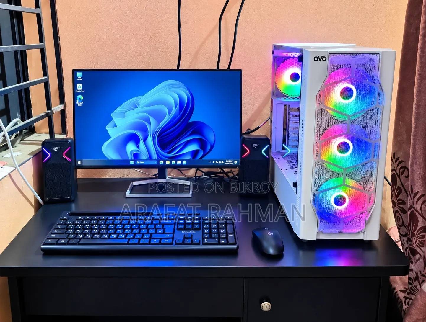 Desktop Computer Gigabyte 16GB AMD Ryzen 5 SSD 500GB