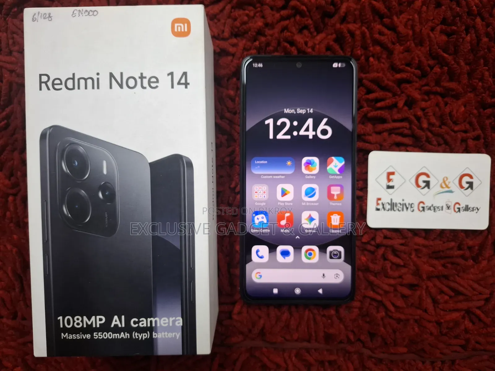 Xiaomi Redmi Note 14 4G 128 GB Black