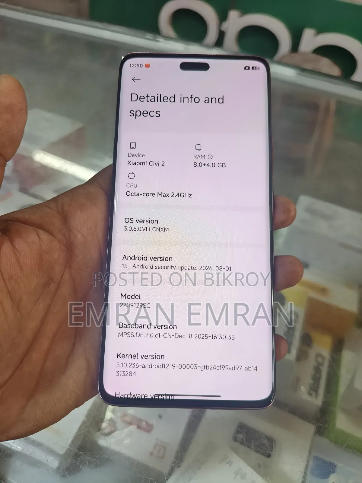 Xiaomi Civi 2 256 GB Graphite