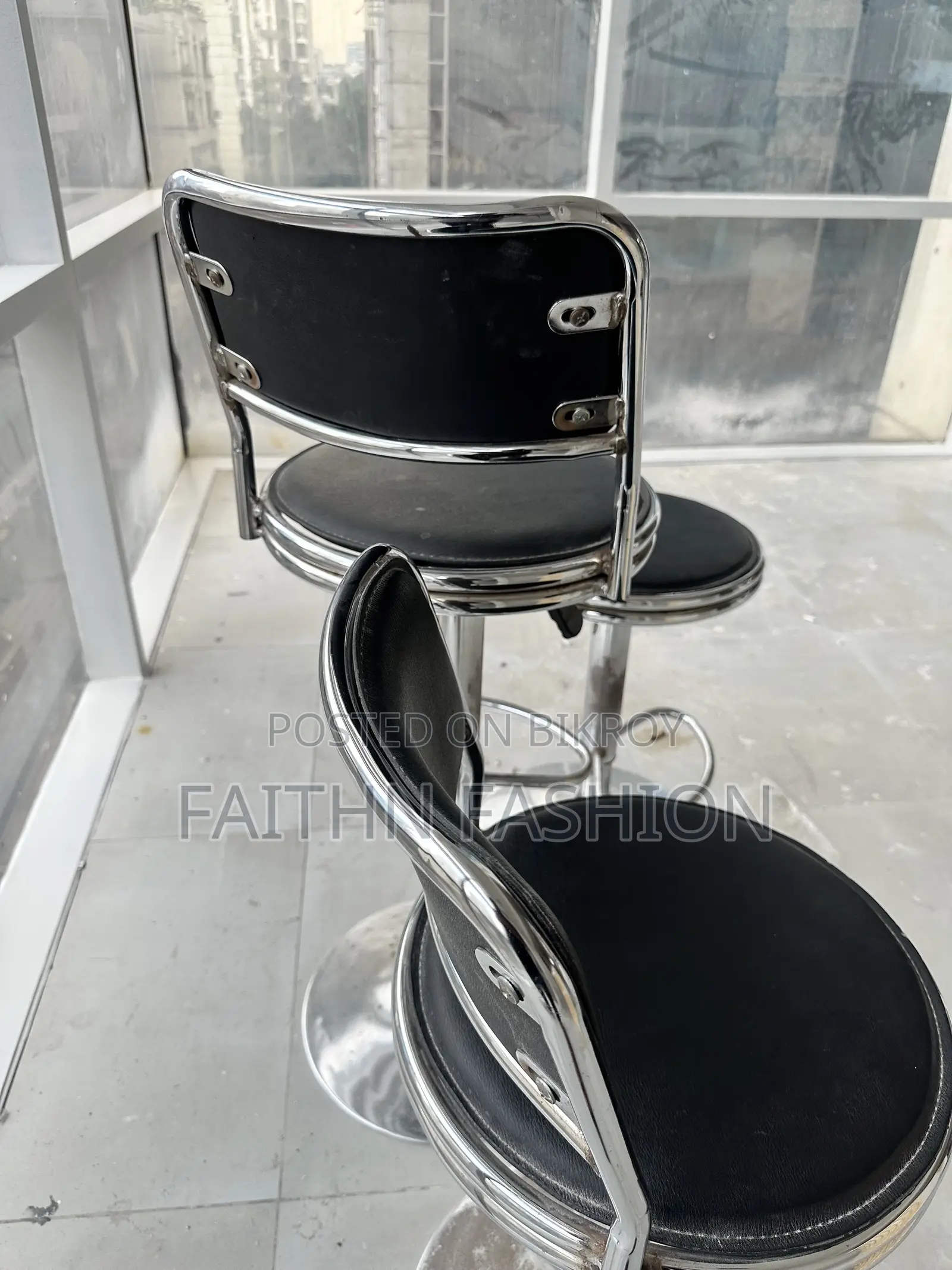 Premium Height Adjustable Bar Stool Chair – Will be sold 3 together.