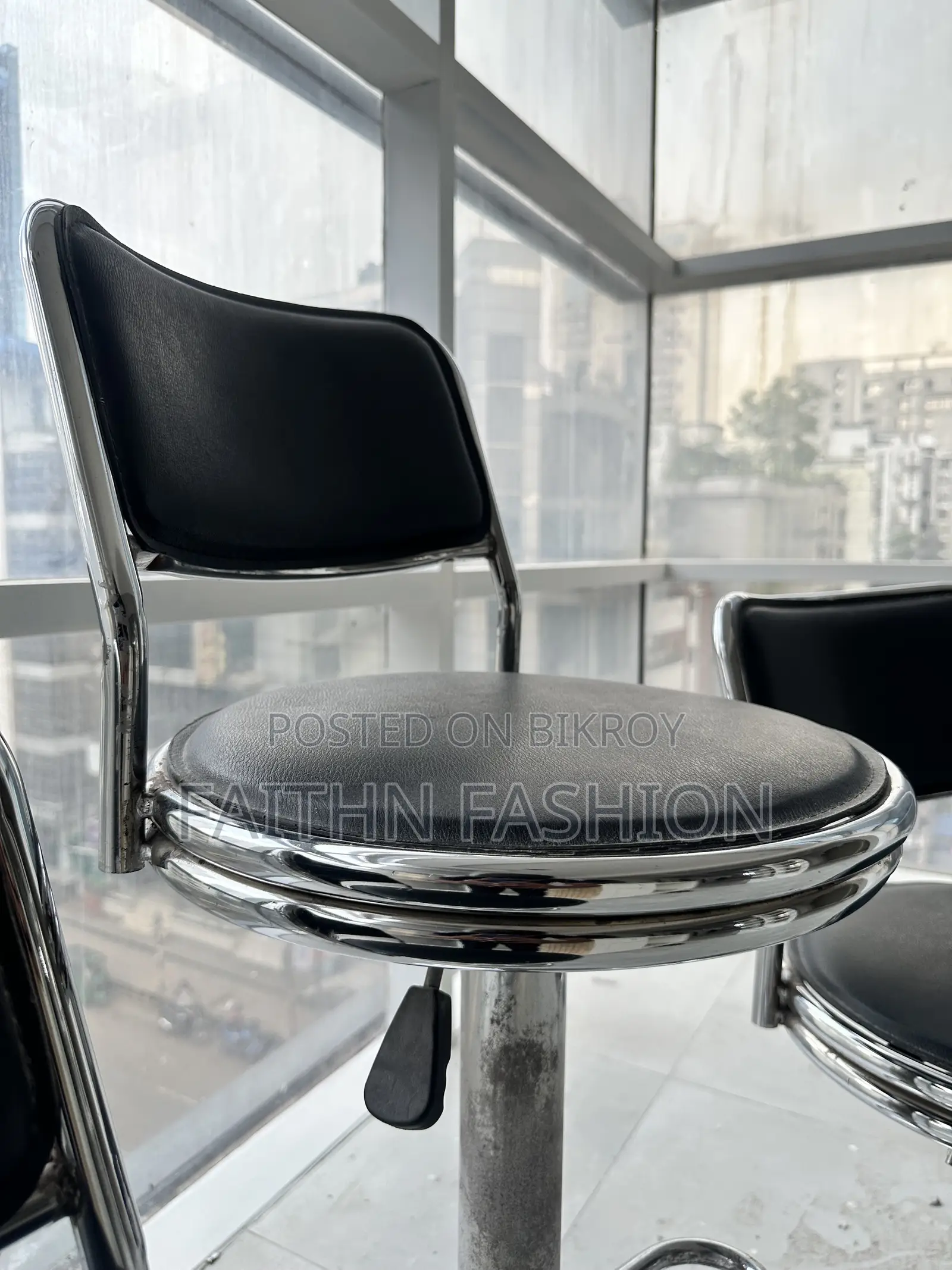 Premium Height Adjustable Bar Stool Chair – Will be sold 3 together.