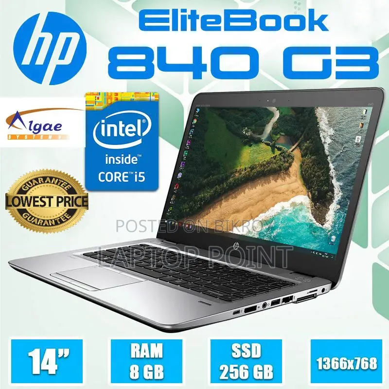 Laptop HP EliteBook 840 G3 8GB Intel Core i5 SSD 256GB