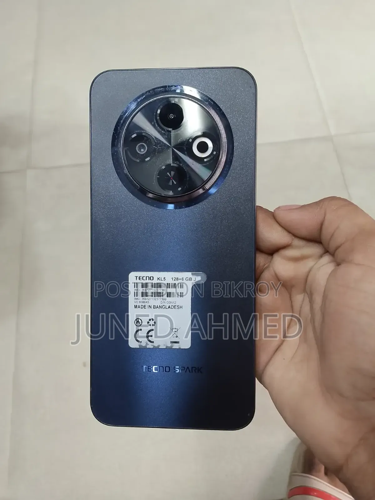 New Tecno Spark 30C 128 GB Black