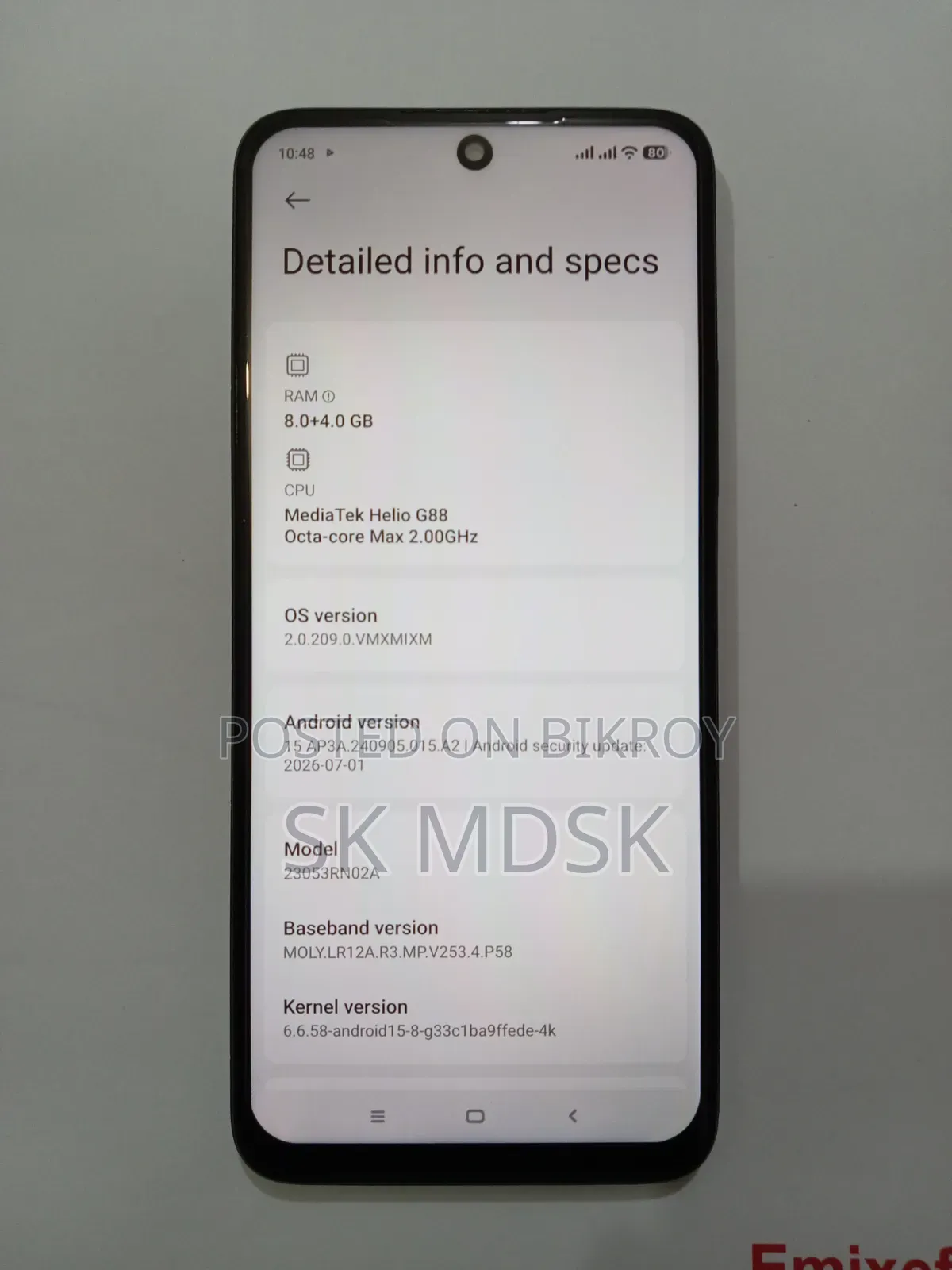Xiaomi Redmi 12 256 GB Black