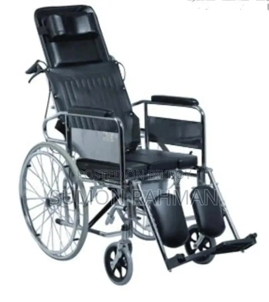 Wheelchairs for Disabled Person Sleeping Position Commode Wheelchair