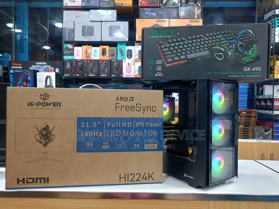 New Desktop Computer 8GB Intel Core i5 HDD+SSD 500GB
