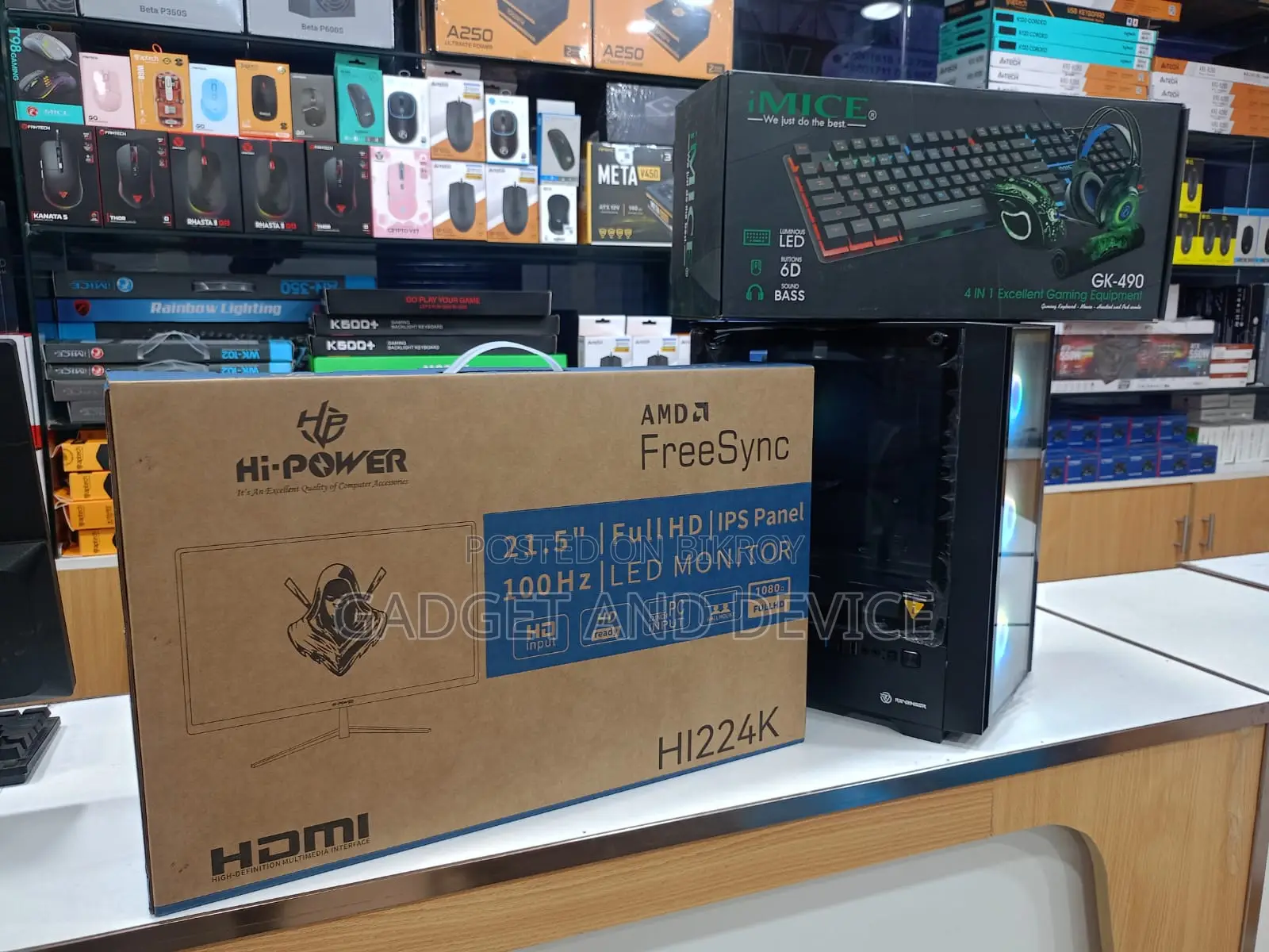 New Desktop Computer 8GB Intel Core i5 HDD+SSD 500GB