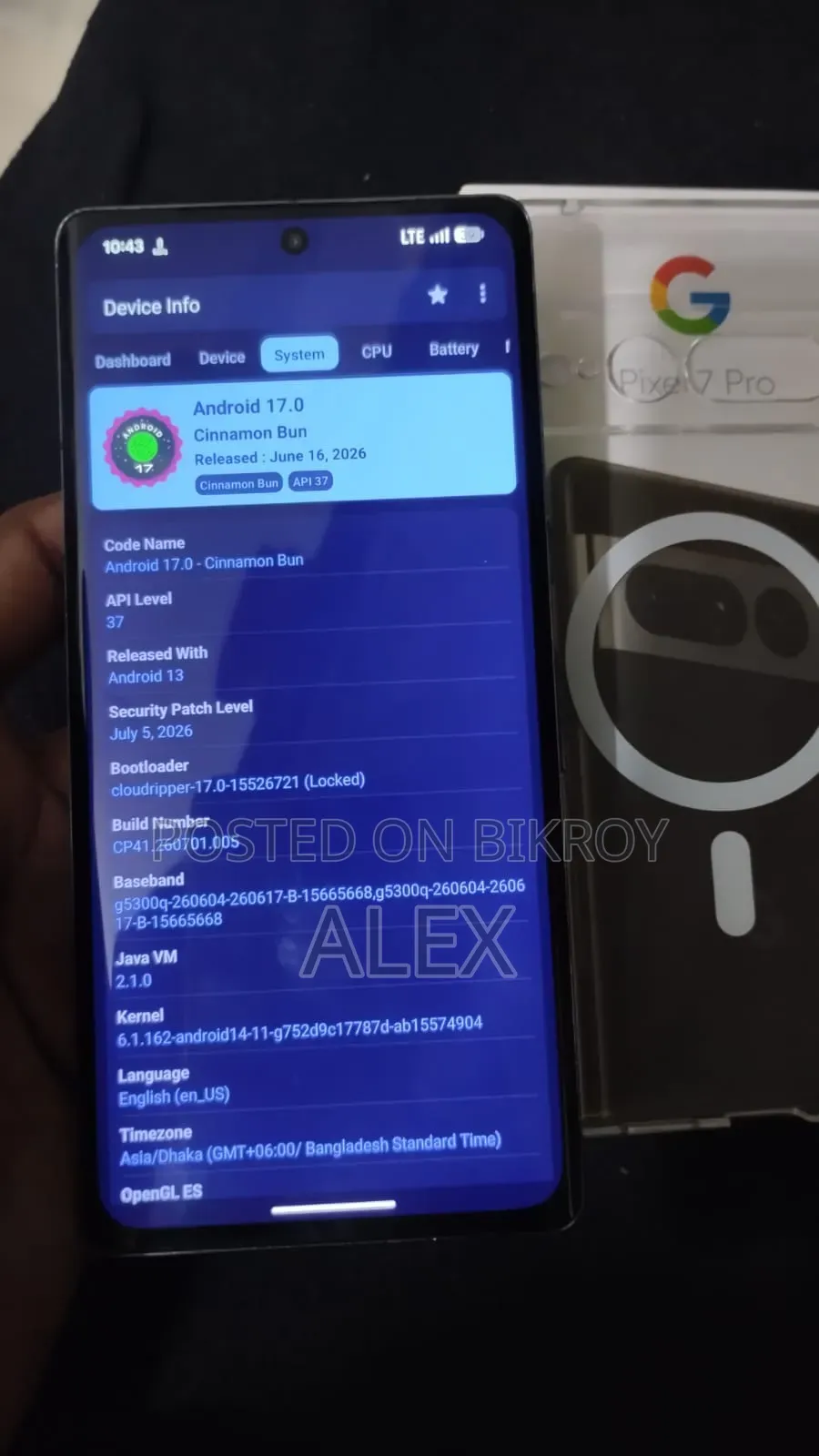 Google Pixel 7 Pro 128 GB Black