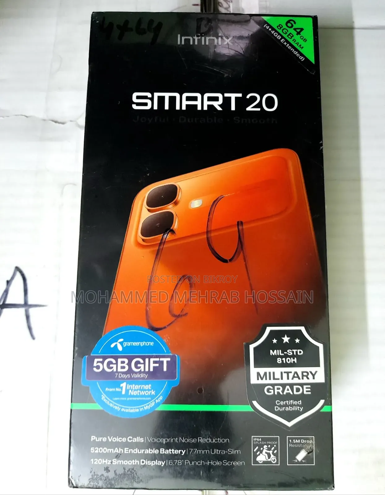 New Infinix Smart 20 64 GB Black