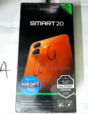 New Infinix Smart 20 64 GB Black