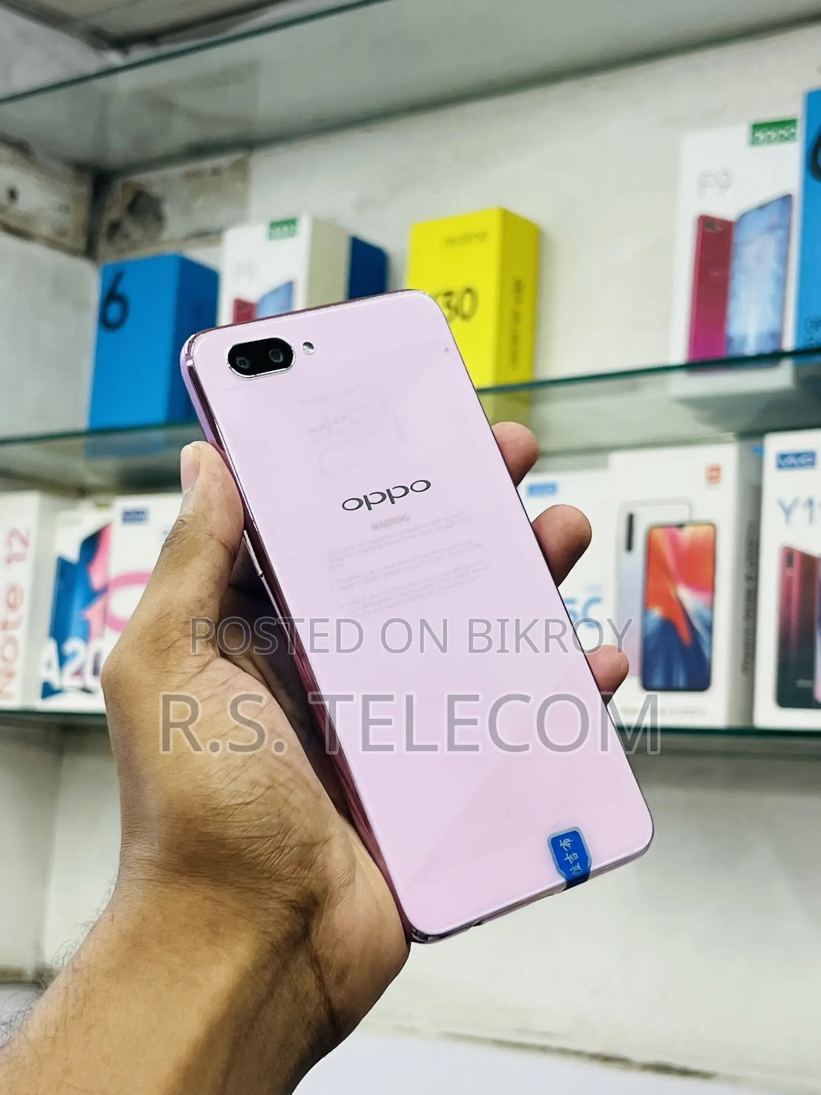 নতুন অপ্পো এ৩এস ৬৪ জিবি পিংক