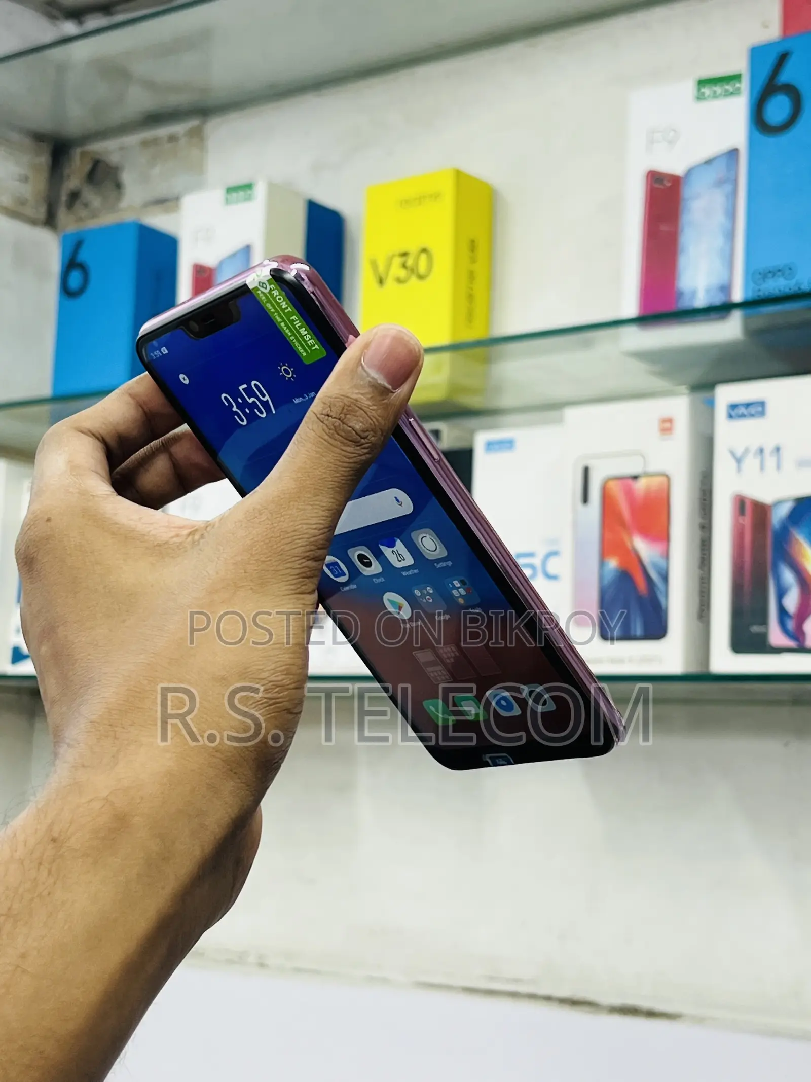 নতুন অপ্পো এ৩এস ৬৪ জিবি পিংক