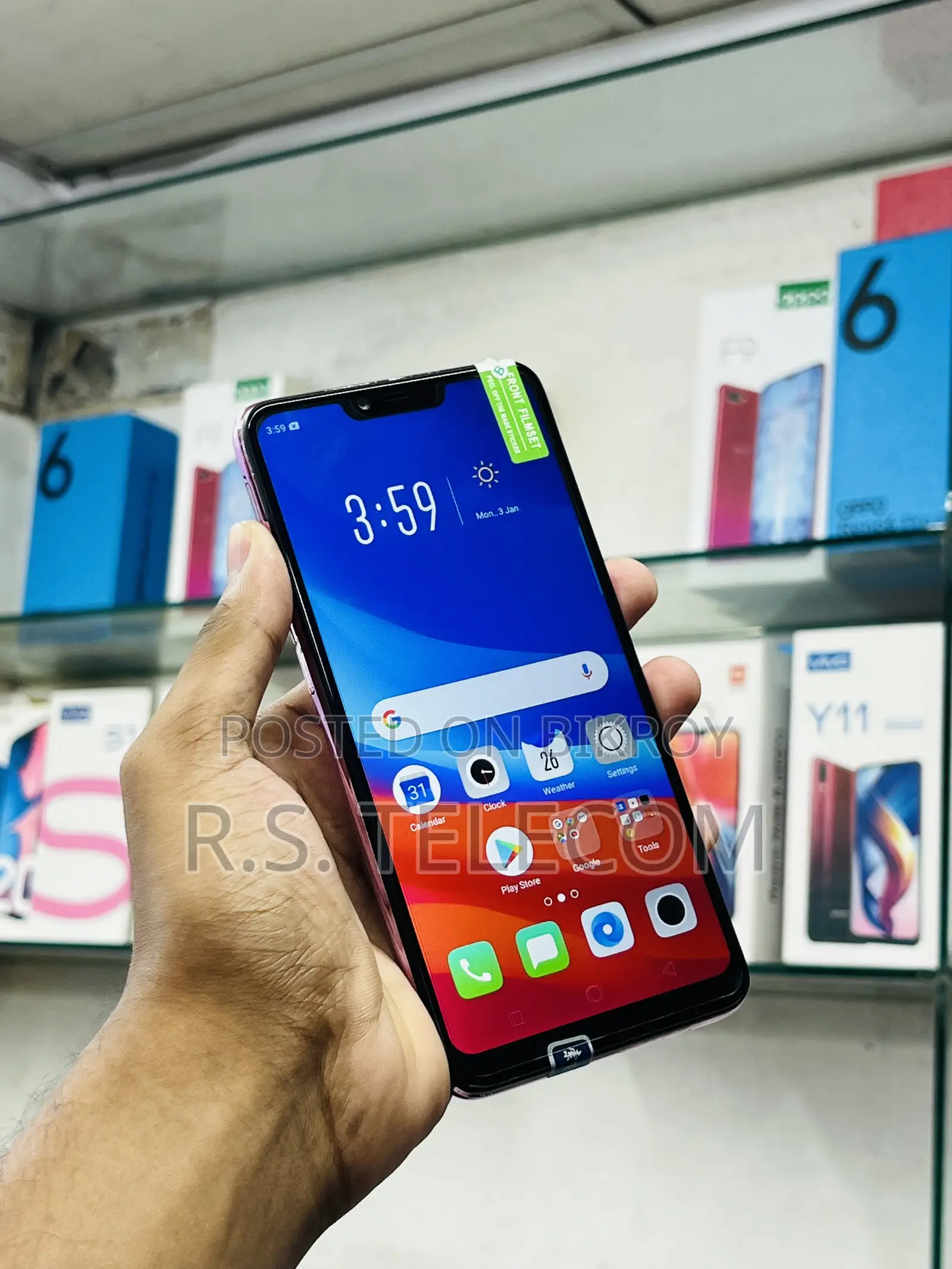 নতুন অপ্পো এ৩এস ৬৪ জিবি পিংক