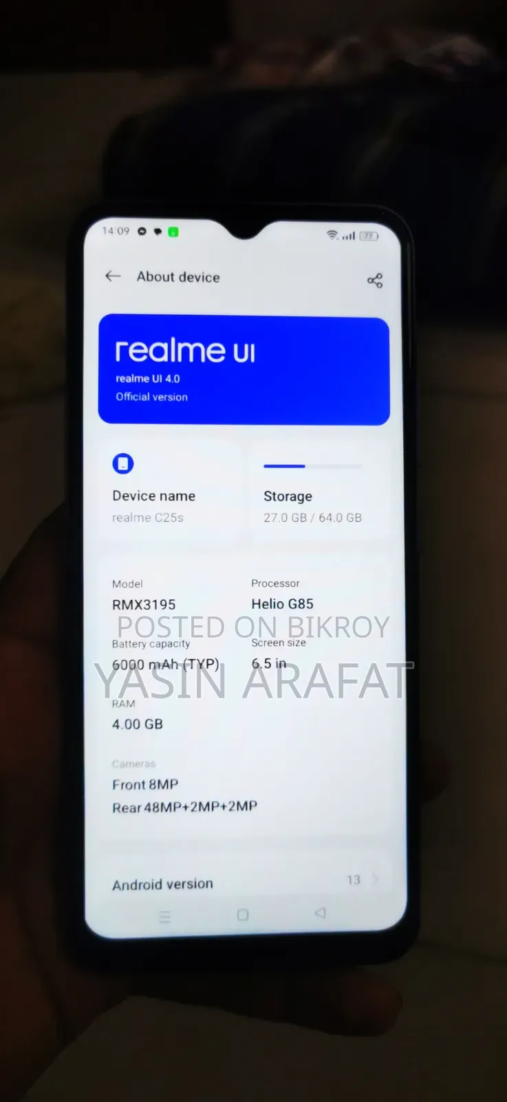 Realme C25s 64 GB Blue