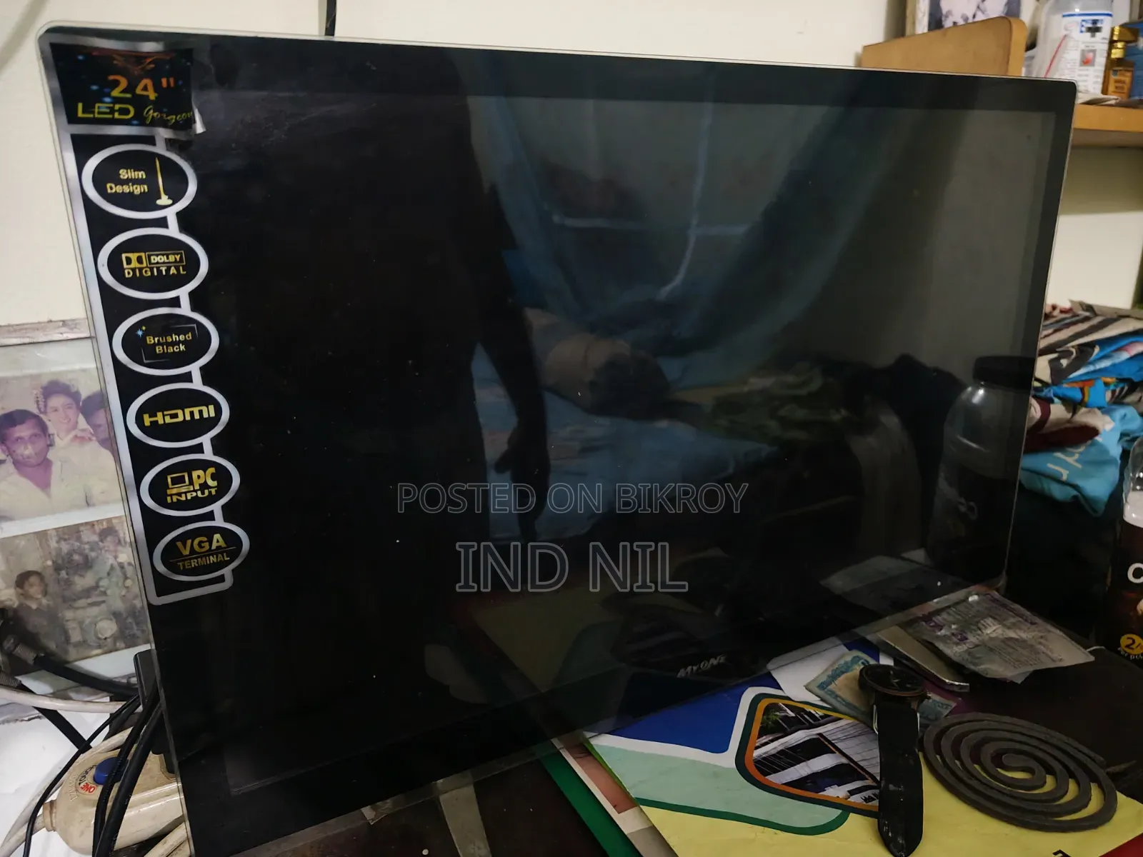 24" LED TV / PC Monitor - Fresh Condition (HDMI + VGA)