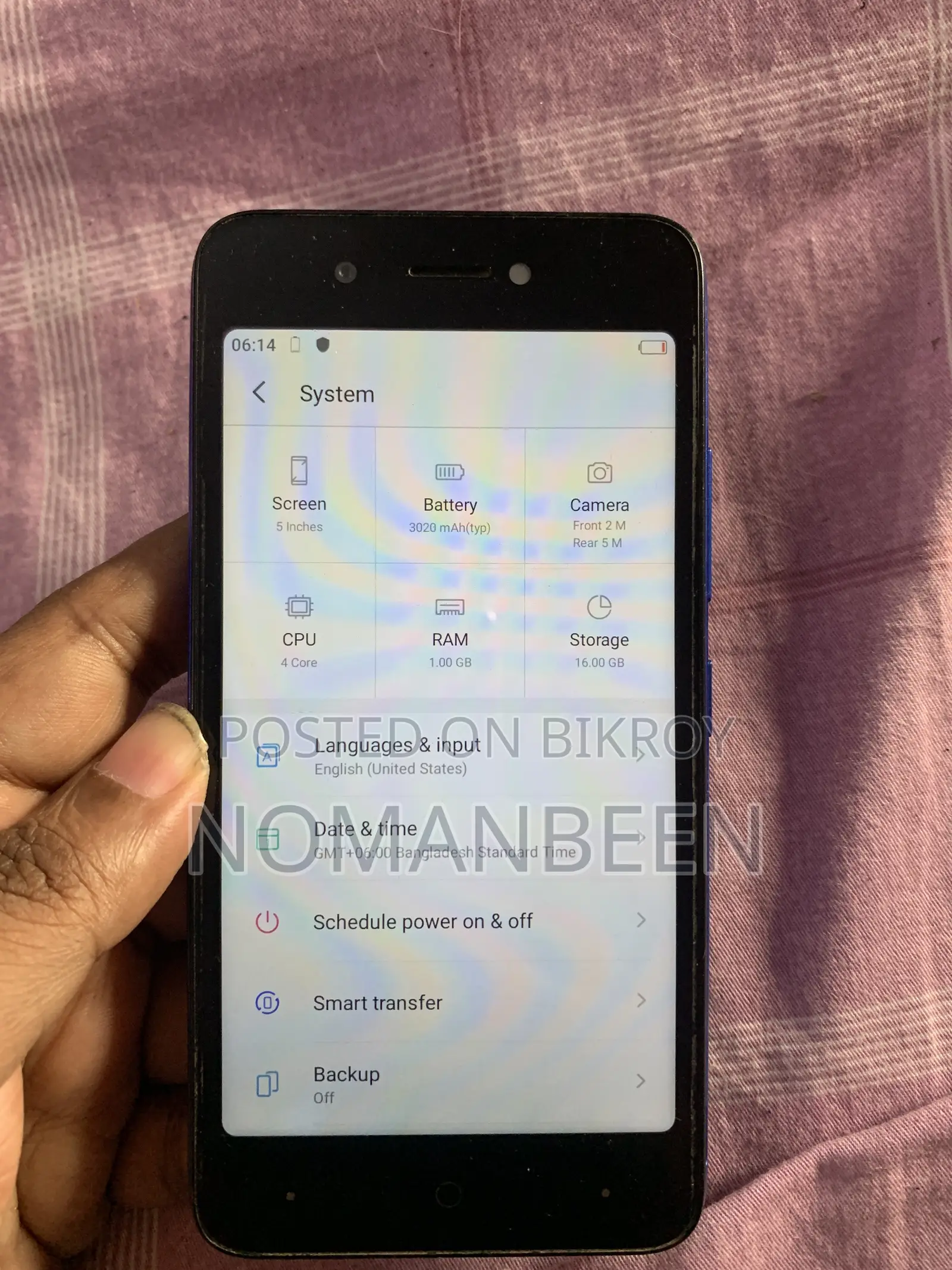 Itel A25 16 GB Blue