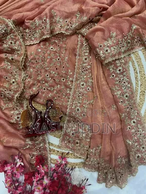 Indian Georgette Sharee With Blouse Piece