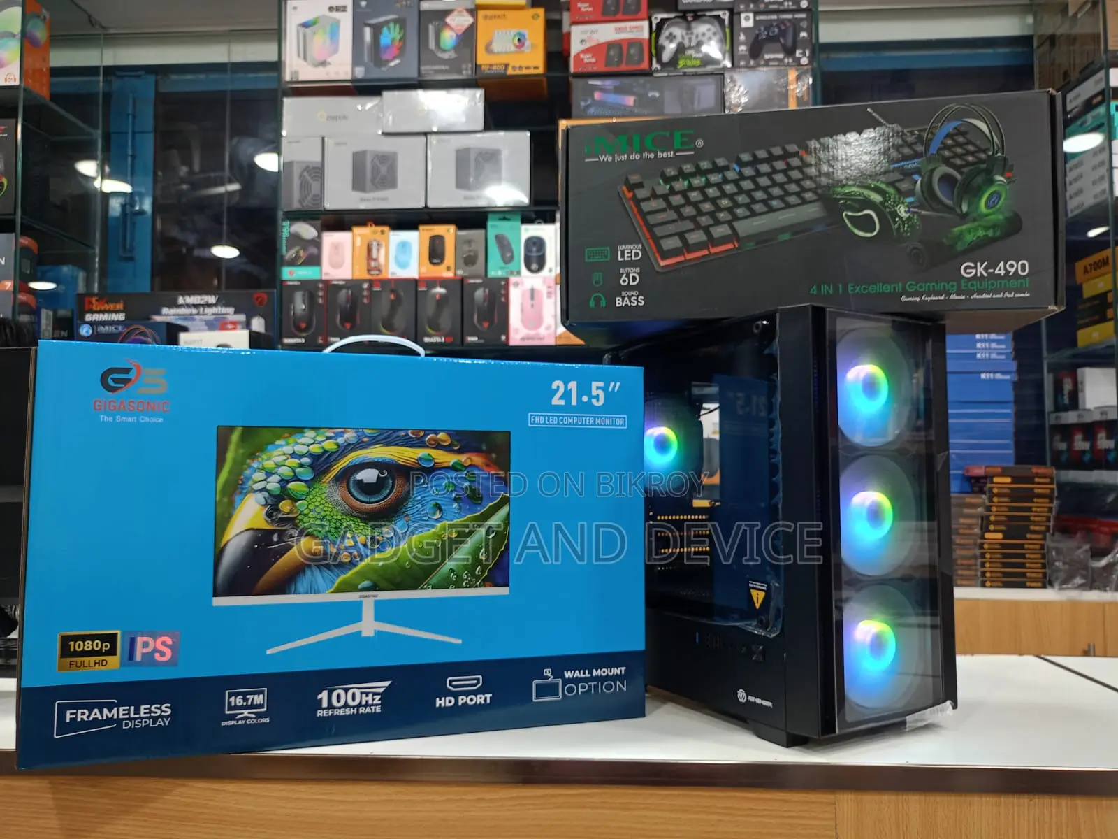 New Desktop Computer 16GB Intel Core I7 HDD+SSD 500GB
