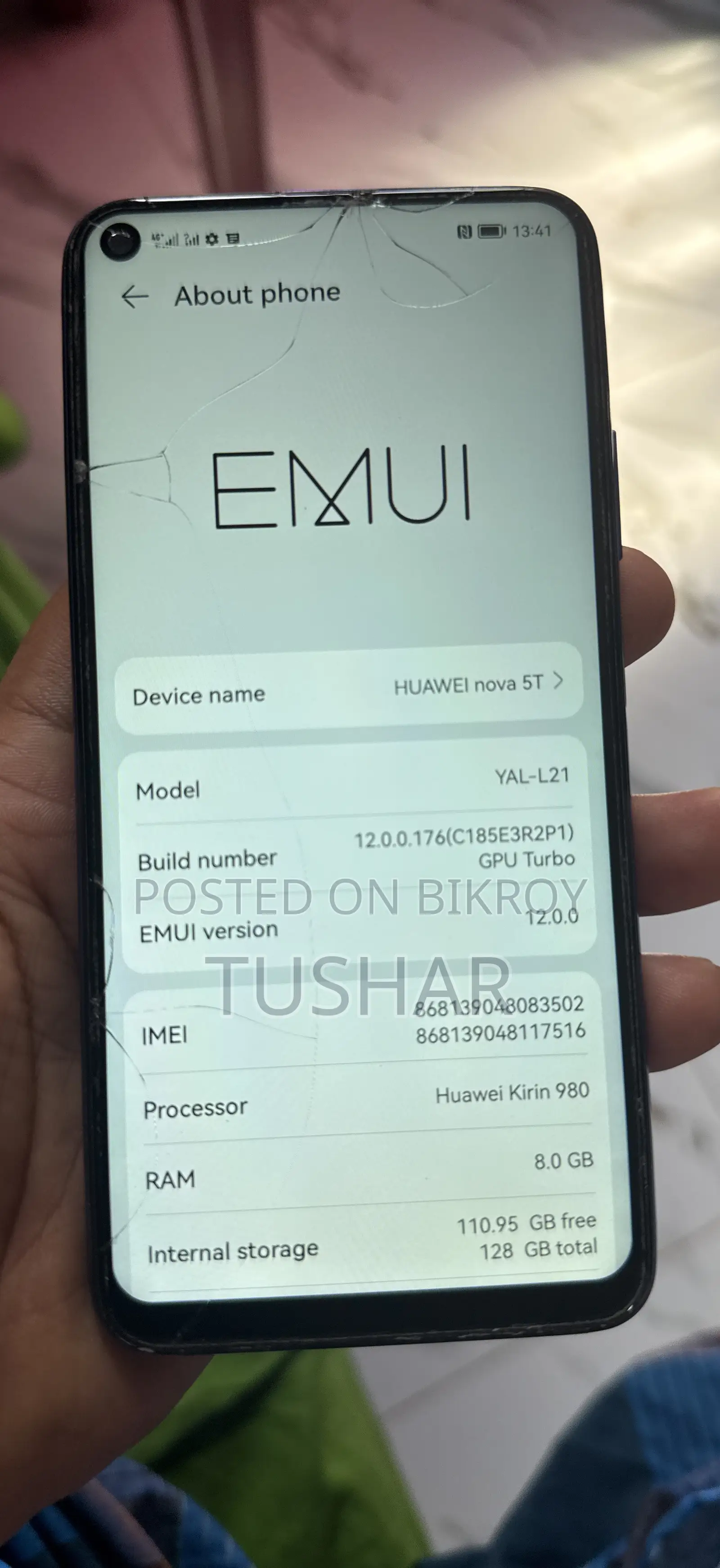 Huawei nova 5T 128 GB Blue