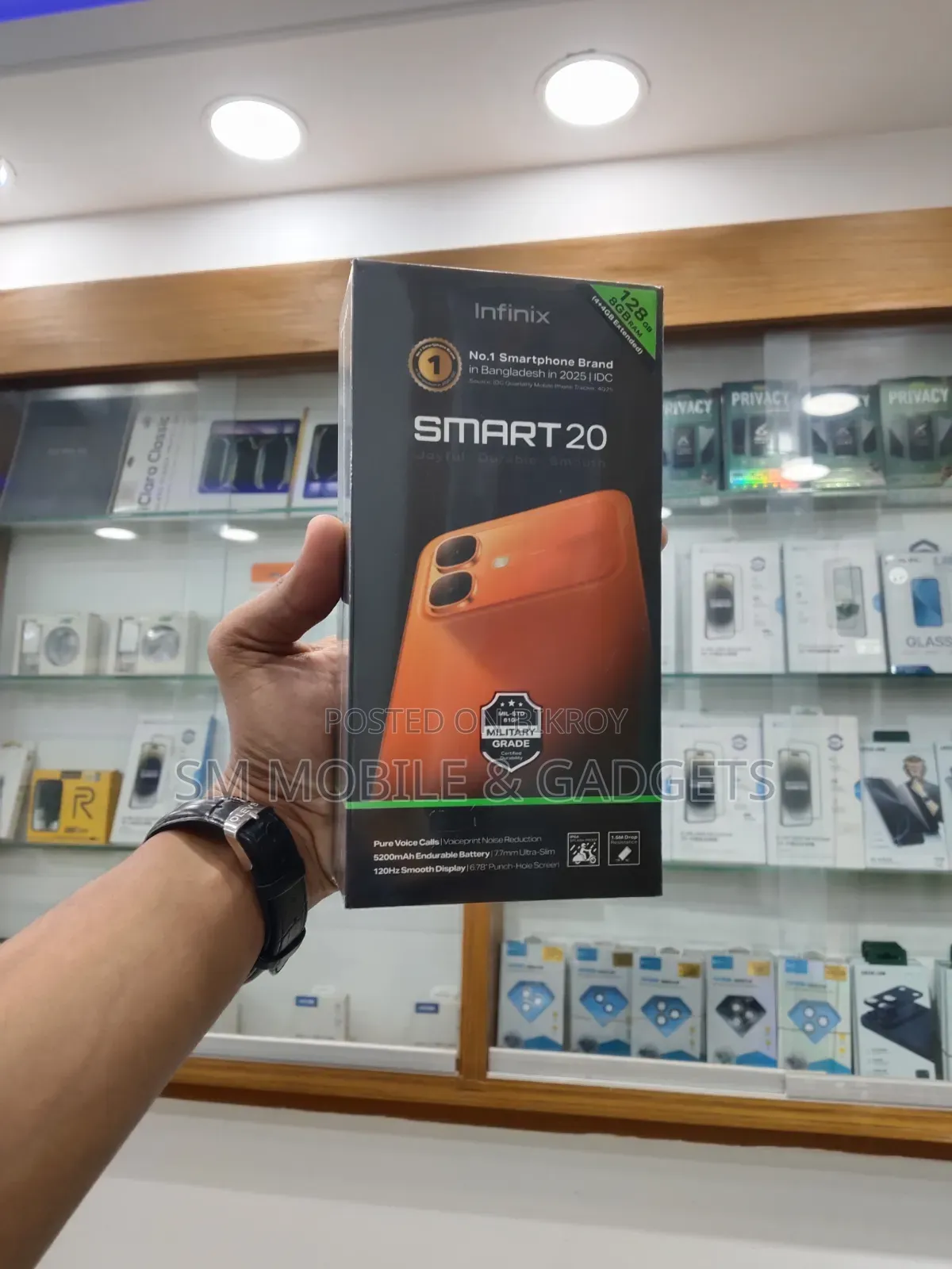 New Infinix Smart 20 128 GB Silver
