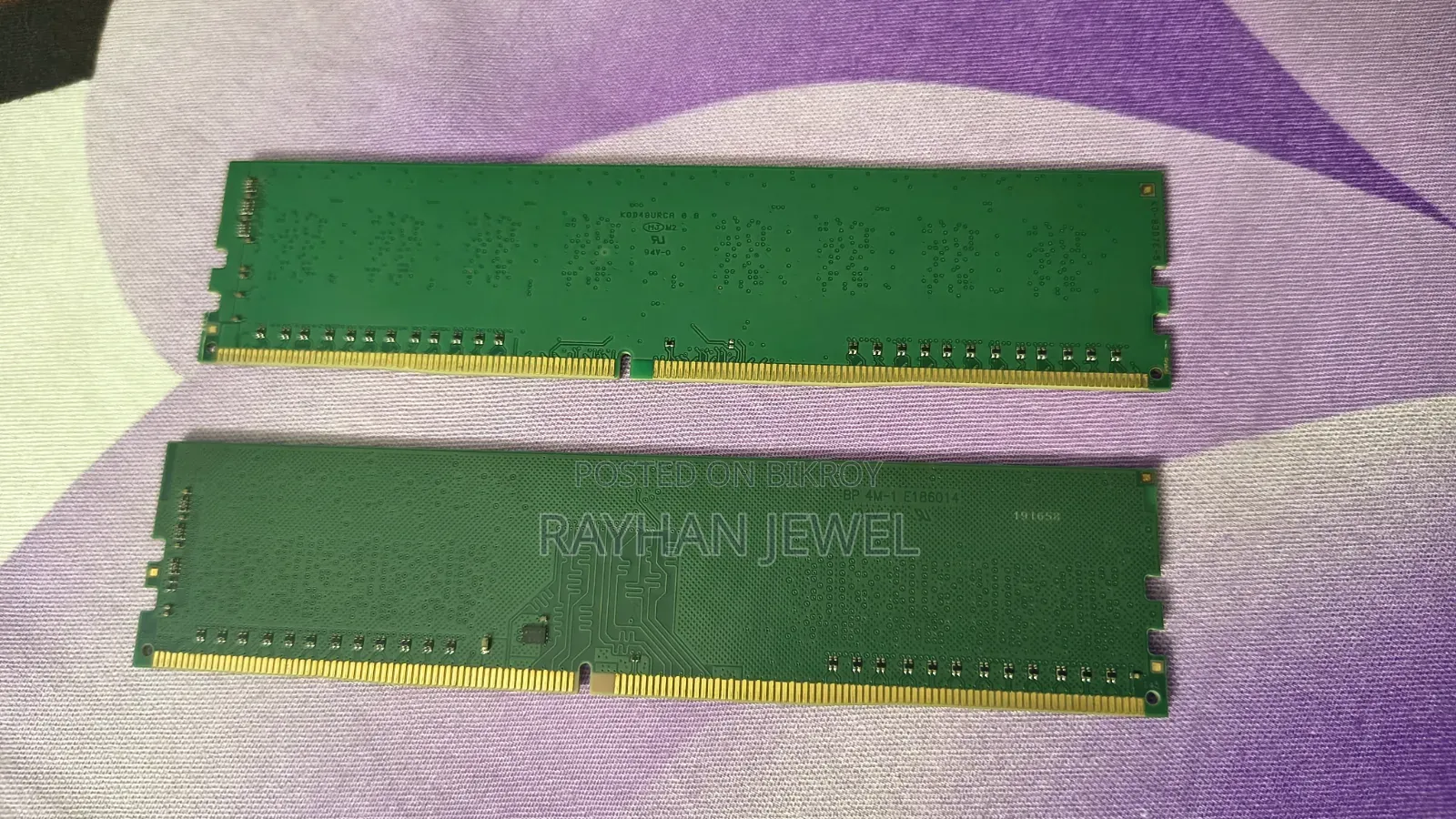RAM will be sold (4+4)=8gb DDR4