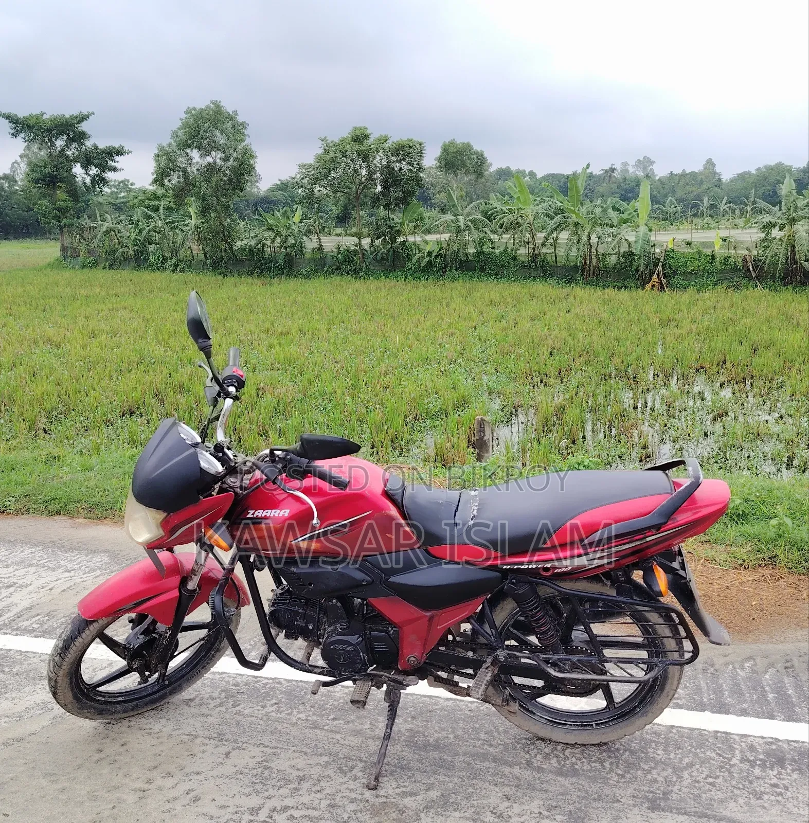 H Power Zaara-100 2018 Red