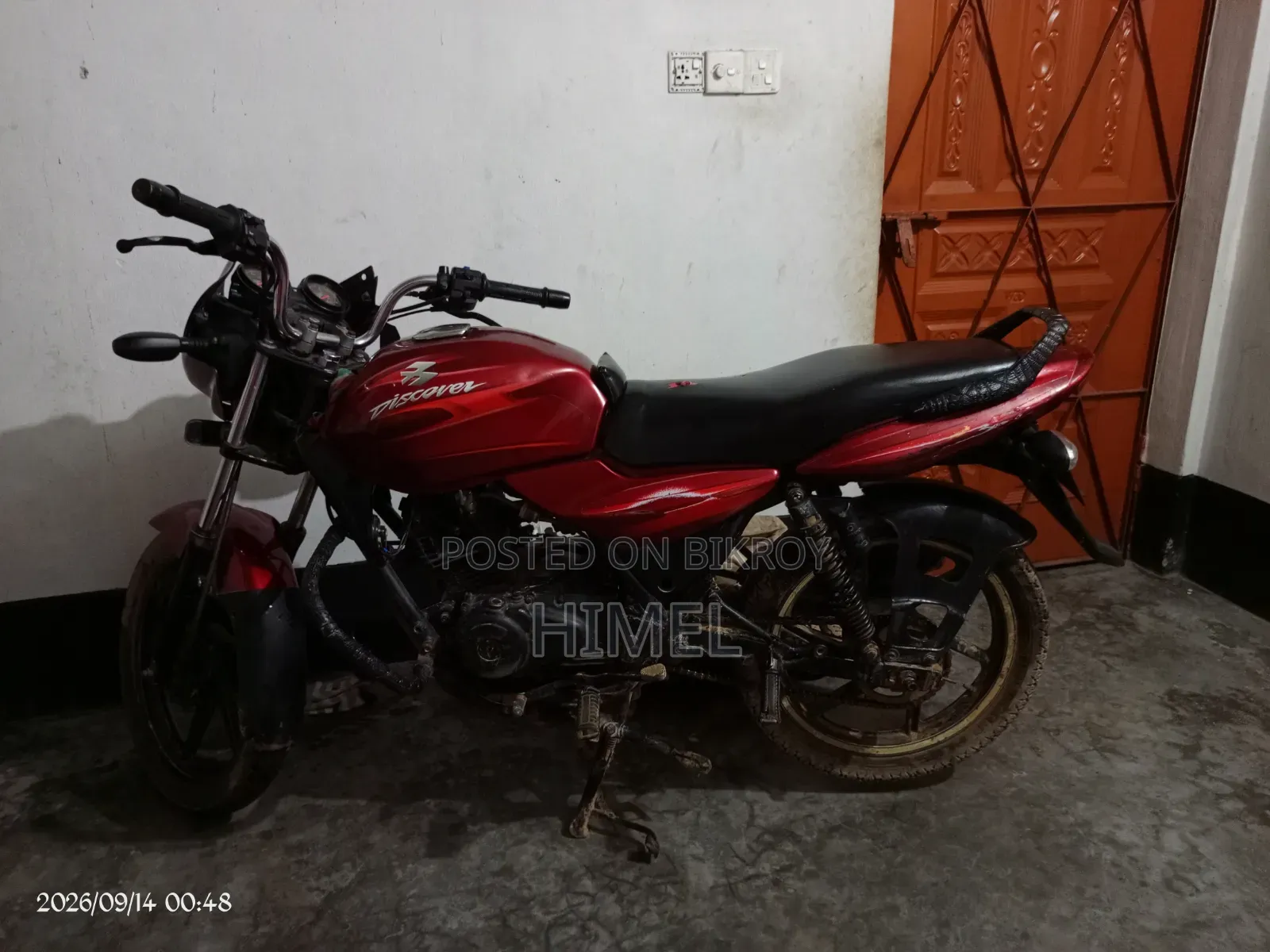 Bajaj Discover 125 2018 Red