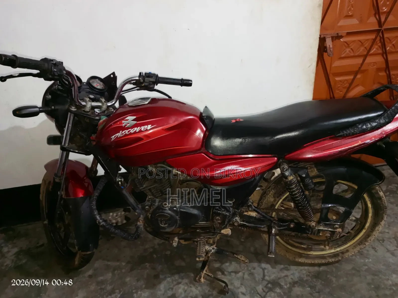 Bajaj Discover 125 2018 Red