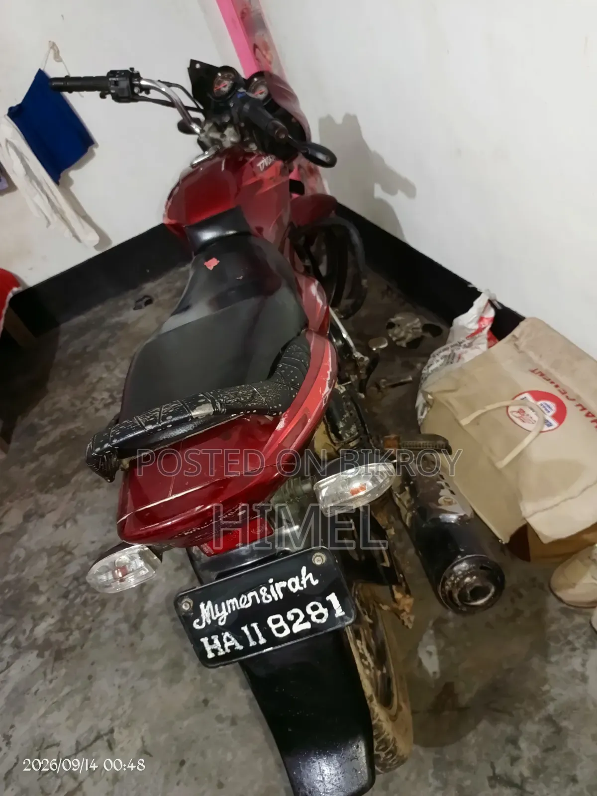 Bajaj Discover 125 2018 Red