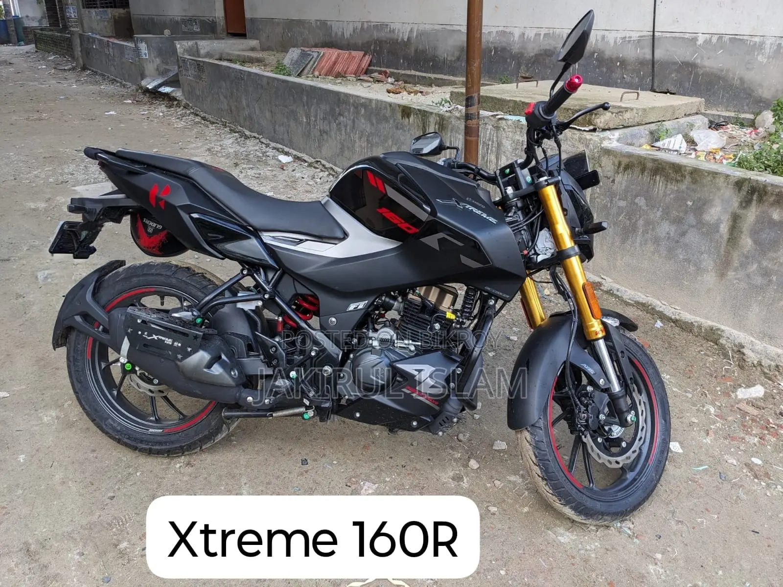 Hero Xtreme 160R 4V 2025 Black