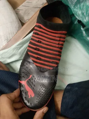 Puma TF Football Boot – Black Red