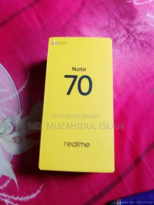New Realme Note 70 128 GB Black