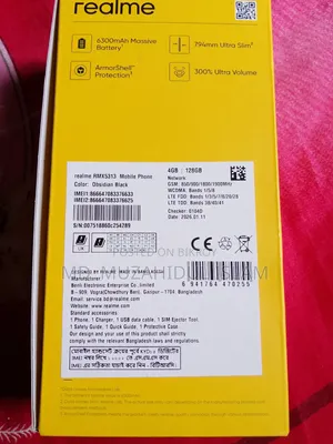 New Realme Note 70 128 GB Black
