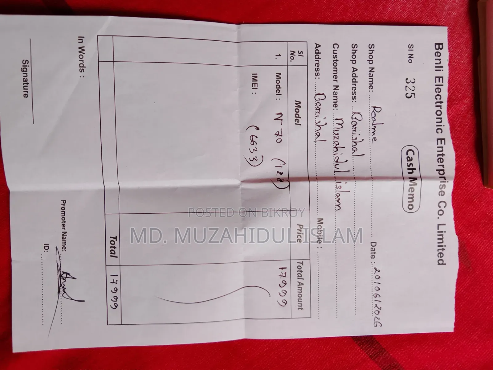 New Realme Note 70 128 GB Black