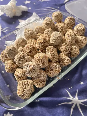 Boitin Laddu and Badam Borofi