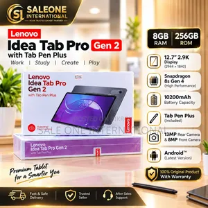 New Lenovo Idea Tab Pro Gen 2 256 GB Gray