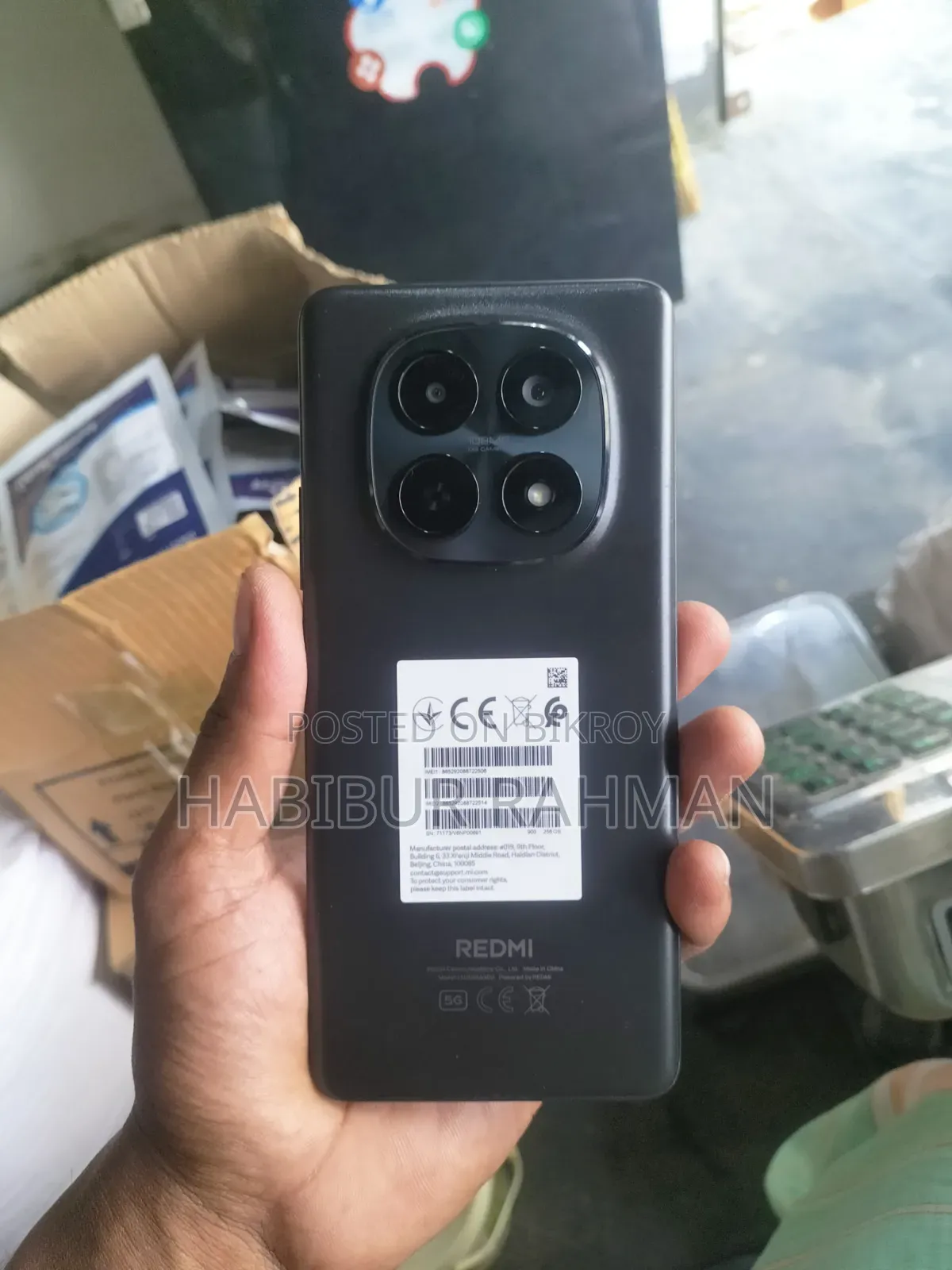 Xiaomi Redmi Note 15 256 GB Black